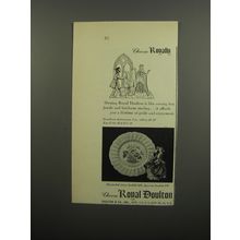 1951 Royal Doulton Grantham Dinnerware Ad - Choose Royally