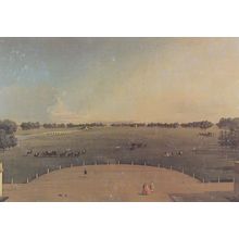 Canaletto Badminton Park Gloucestershire 1748 Painting Postcard