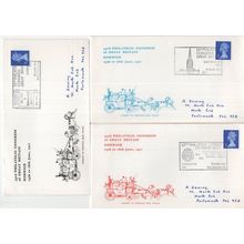 53rd Philatelic Congress Of Great Britain 4x Norwich Norfolk FDC s