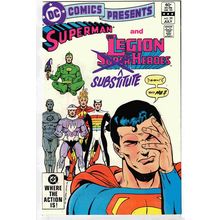 DC COMICS PRESENTS # 69 SUPERMAN and LEGION SUBSTITUTE HEROES