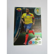 Walter Ayovi - FOIL - Ecuador - 2014 Panini Adrenalyn XL Brazil World Cup (ef1)