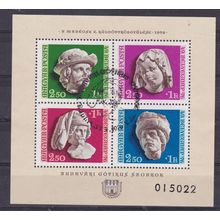HUNGARY 1976 STAMP DAY SHEET USED/CTO SG MS3037
