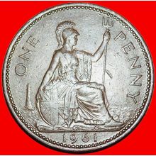 Ⰶ MISTRESS OF SEAS (1954-1970): GREAT BRITAIN ★ PENNY 1961!★LOW START★NO RESERVE