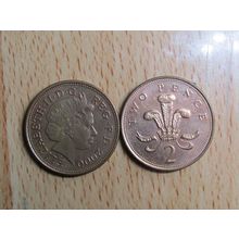 GB 2000 Elizebeth II Decimal 2p Coin