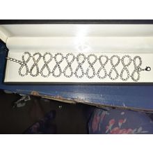 silver tone 18cm beautiful bracelet