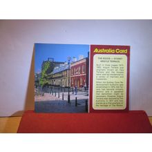 ARGYLE TERRACE, SYDNEY, N.S.W. AUSTRALIA used postcard. dated 1981 =