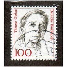 GER 1986 100pf 'FAMOUS WOMEN -THERESE GIESHE' FINE USED (EBID30-090)