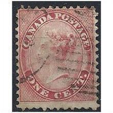 Canada (Colony Of) 1859 SG30 1c Deep Rose Fine Used .. .