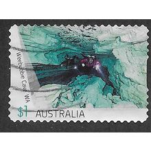 AUS 2017 $1.00 (S/A)'CAVES -WEEBUBBIE CAVE' FINE USED (EBID64-229)
