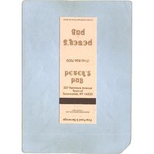 New York Tonawanda Matchcover Peter's Pub 337 Kenmore Ave ny_box4~2426