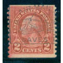 Used 599 2c George Washington Fine A16555