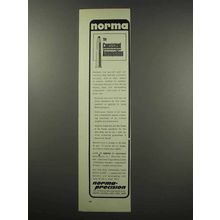 1967 Norma Ammunition Ad - Consistent Ammunition