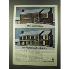 1974 Andersen Windowalls Ad - One Way to Insulate