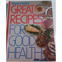 Reader's Digest Great Recipes for Good Health - Hardcover very good