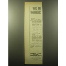 1959 Merrill Lynch Ad - Whys and Wherefores
