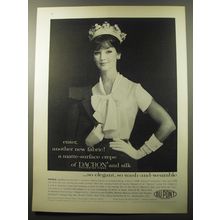 1960 Du Pont Dacron Advertisement - Nicole Blouse