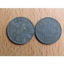 Netherlands 1941 2 1/2 Cents Coin