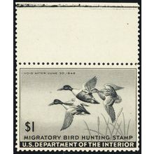 RW12, Mint VF NH $1 Federal Duck - SCV $100.00 ** Stuart Katz