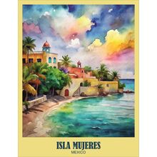 Isla Mujeres Quintana Roo Mexico Turistic Poster 1 Wall Art Travel Decor Print