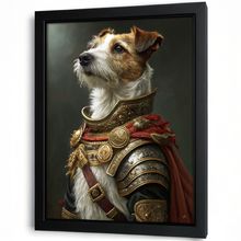 Jack Russell Wall Art Julius Caesar Dog Portrait Roman Empire Artwork Dog Gift (