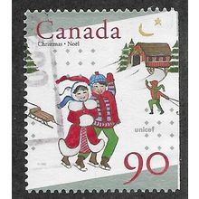 CAN 1996 90c 'CHRISTMAS' (BKLT) FINE USED (EBID71-400)