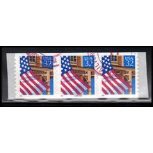 Used 2915A 32c U.S. Flag Over Porch Fine PNC 88888A/3 10x10 P/UL PA3608