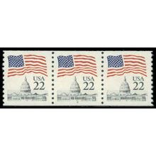 2115b 22c U.S. Flag Very Fine MNH PNC 2/3 R0650