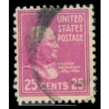 Used 829 25c William McKinley Just Clears M08128