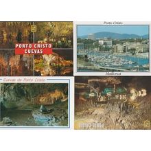 Porto Cristo Caves Cuevas 4x Mallorca Postcard s