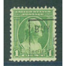 Used 705 1c George Washington Fine NA1669
