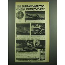 1939 Eveready Battery Ad - The Hurtling Monster Roared