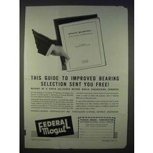 1939 Federal Mogul Ad - Improved Bearing Selection