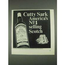 1967 Cutty Sark Scotch Ad - America's No. 1 Selling
