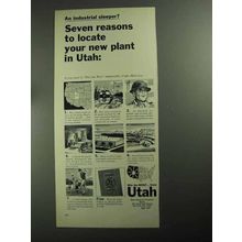 1968 Utah Industrial Promotion Board Ad - Seven Reasons