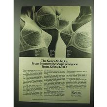 1974 Sears Ah-h Bra Ad - Improve Shape of Anyone