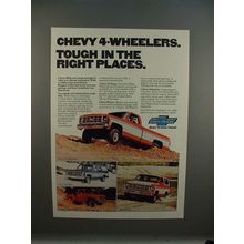 1977 Chevrolet Fleetside, Stepside pickup, Blazer Ad