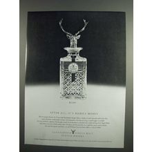 1984 Glenfiddich Single Malt Scotch Whisky Ad - $2,100