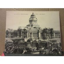 LAW COURTS , BRUXELLES, BRUSSELS . unused large antique postcard =