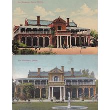 The Residency Quetta India 2x Old Postcard s