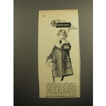 1957 Reeves Fabric Advertisement - Coat by American Jr.