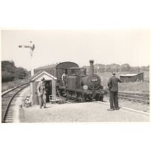AIX 32646 Approaching Hayling Island Train Old PB Postcard Photo