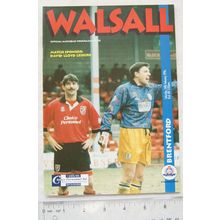 1996 programme Walsall v. Brentford
