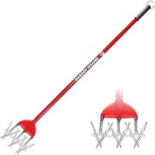 Garden Weasel Rotary Cultivator with Detachable Tines - Long Handle | Aerate, We