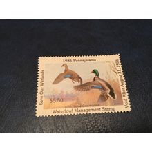 ICOLLECTZONE US Pennsylvania 1985 Duck Stamp