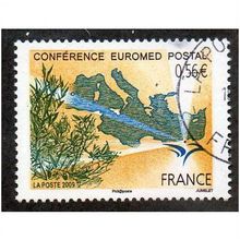 FRA 2009 56c 'EUROMED POSTAL CONFERENCE' FINE USED (EBID11171)