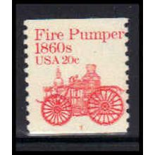 1908 20c Fire Pumper Fine MNH Dry Gum CNS 7 PA5713