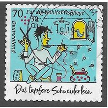 GER 2019 €0.70 + 0.30 (S/A) 'BRAVE LITTLE TAYLOR' FINE USED (EBID77-044)