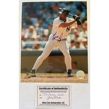 Tim Raines Signed Autographed Glossy 8x10 Photo New York Yankees
