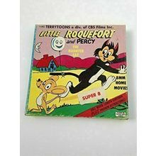8 MM Home Movies / Little Roquefort and Percy - The Haunted Cat / 8mm Film on Re