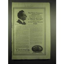 1917 Victor Victrola Records Ad - Oscar Saenger